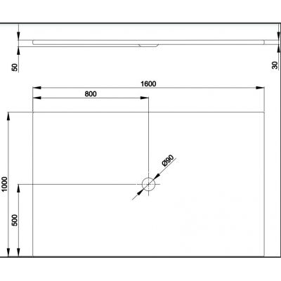 Bette BetteFloor brodzik 160x100 cm prostokątny biały 5969-000