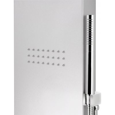 Corsan Akoja panel prysznicowy ścienny termostatyczny gwiezdna szarość A-025TAKOJASREBRNY