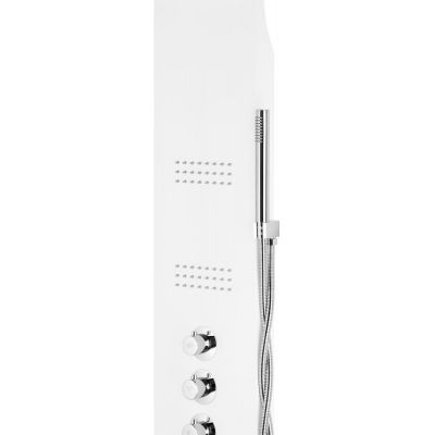 Corsan Akoja panel prysznicowy ścienny biały A-025MAKOJABIEL