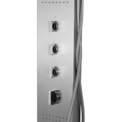 Corsan Neo panel prysznicowy ścienny termostatyczny LED chrom S-060TNEOLED
