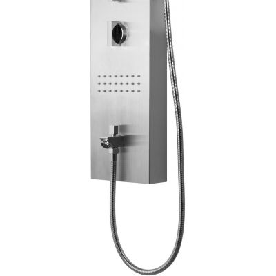 Corsan Neo panel prysznicowy ścienny LED stalowy 605705