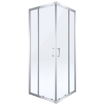 Deante Cito kabina prysznicowa 80 cm kwadratowa chrom/szkło przezroczyste KQC042P