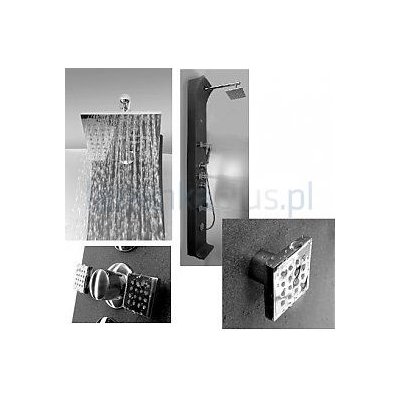 Panel prysznicowy szary Deante Jaguar Line NOX 351K