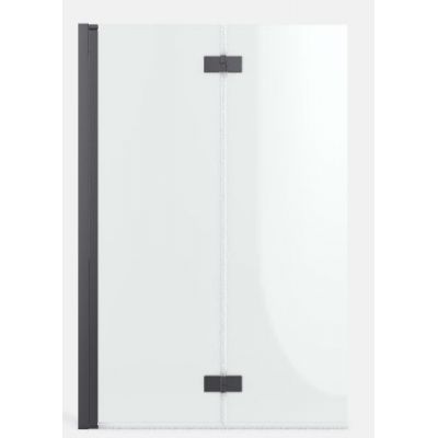 Radaway parawan nawannowy 100 cm 2-częściowy Brushed GunMetal/szkło przezroczyste 10010100-92-01L