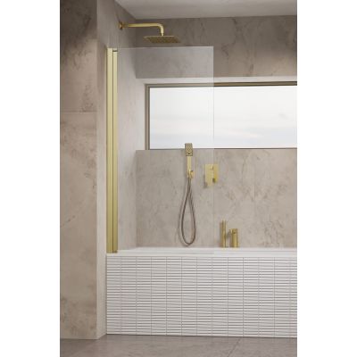 Radaway Nes Brushed Gold PNJ I parawan nawannowy 70 cm 1-częściowy złoty szczotkowany/szkło przezroczyste 10011070-99-01L