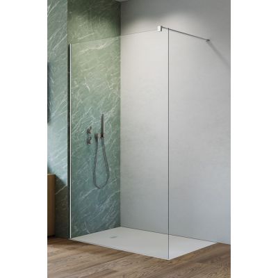 Radaway Nes Walk-In II ścianka prysznicowa 100 cm wolnostojąca chrom/szkło przezroczyste 10013100-01-01