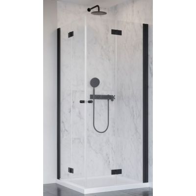 Radaway Nes Black KDD-B drzwi prysznicowe 100 cm prawe czarny mat/szkło przezroczyste 10024100-54-01R