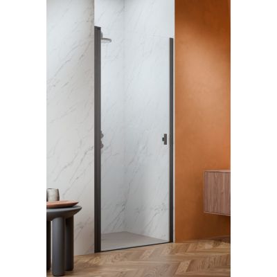 Radaway Nes Brushed GunMetal DWJ I drzwi prysznicowe 100 cm uchylne szczotkowany gunmetal/szkło przezroczyste 10026100-92-01L