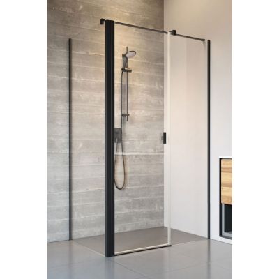 Radaway Nes Black KDS II drzwi prysznicowe 110 cm prawe czarny mat/szkło przezroczyste 10033110-54-01R
