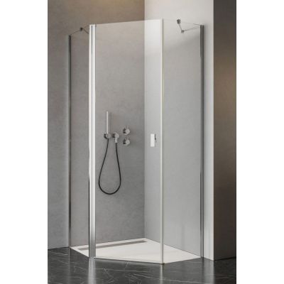 Radaway Nes PTJ drzwi prysznicowe 59,6 cm lewe chrom/szkło przezroczyste 10052000-01-01L