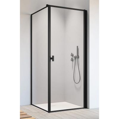 Radaway Nes 8 Black KDJ I Frame drzwi prysznicowe 80 cm prawe czarny mat/szkło Frame 10072080-54-56R