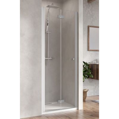 Radaway Nes 8 DWB drzwi prysznicowe 80 cm wnękowe lewe chrom/szkło przezroczyste 10079080-01-01L