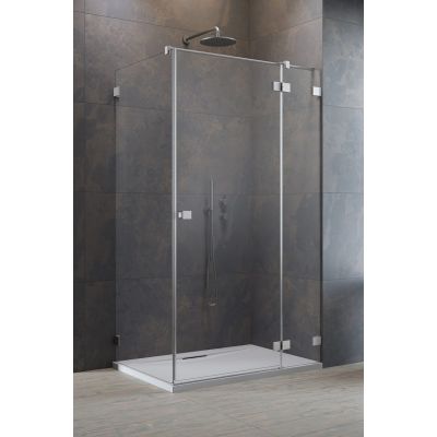 Radaway Essenza Pro Brushed Nickel KDJ drzwi prysznicowe /szkło przezroczyste 10097110-91-01R