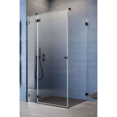 Radaway Essenza Pro Black KDJ drzwi prysznicowe 110 cm lewe czarny mat/szkło przezroczyste 10097110-54-01L