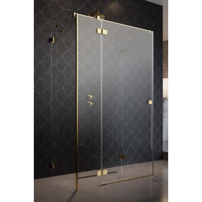 Radaway Essenza Pro Gold KDJ+S drzwi prysznicowe 100 cm lewe złoty połysk/szkło przezroczyste 10097310-09-01L