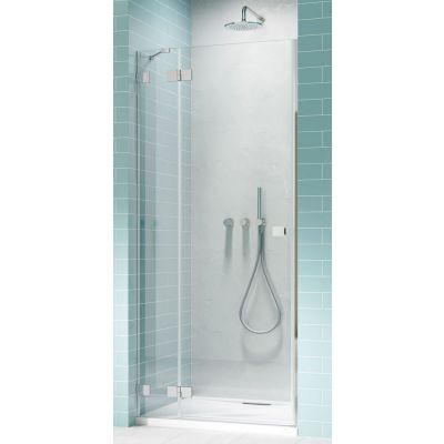 Radaway Essenza Pro DWJ drzwi prysznicowe 110 cm wnękowe lewe chrom/szkło przezroczyste 10099110-01-01L