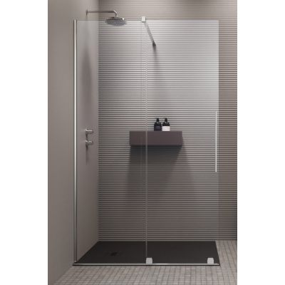 Radaway Furo Walk-In drzwi prysznicowe 78,8 cm lewe chrom/szkło przezroczyste 10106788-01-01L