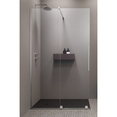 Radaway Furo Walk-In ścianka prysznicowa 79,4 cm do drzwi prysznicowych szkło przezroczyste 10110794-01-01