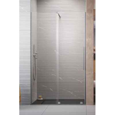 Radaway Furo Brushed Nickel DWJ drzwi prysznicowe 62,2 cm lewe nikiel szczotkowany/szkło przezroczyste 10107622-91-01L