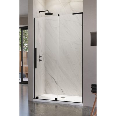 Radaway Furo SL Black DWJ drzwi prysznicowe 62,2 cm prawe czarny mat/szkło przezroczyste 10307622-54-01R