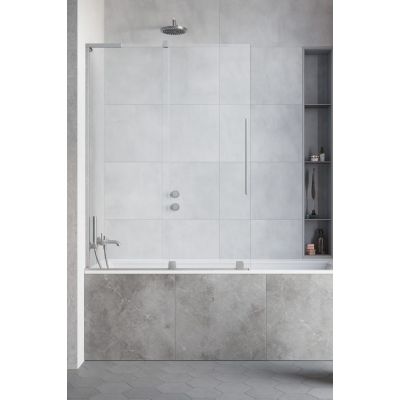 Radaway Furo SL Brushed Nickel PND II drzwi parawanu 58,8 cm 2-częściowy nikiel szczotkowany/szkło przezroczyste 10309588-91-01L