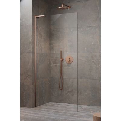 Radaway Modo SL Brushed Copper II ścianka prysznicowa walk-in 100 cm miedź szczotkowany/szkło przezroczyste 10319104-93-01L