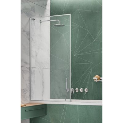 Radaway Modo F SL PNJ II parawan nawannowy 100 cm 1-częściowy chrom połysk/szkło przezroczyste 10406100-01-01L