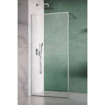 Radaway Modo F II ścianka prysznicowa walk-in 90 cm chrom połysk/szkło przezroczyste 10409094-01-01