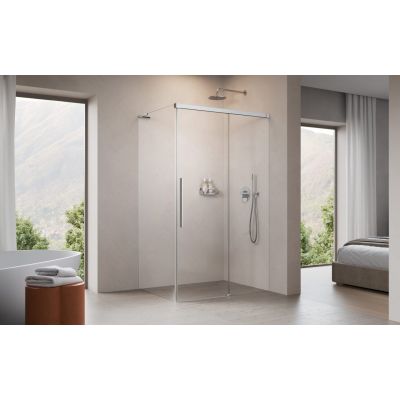 Radaway Idea 8 QL XL KDJ ścianka prysznicowa 90 cm /szkło przezroczyste 10580090-01-01L