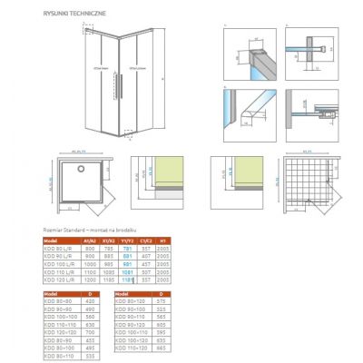 Radaway Idea 8 QL KDD kabina prysznicowa część prawa 80x80 cm kwadratowa chrom połysk/szkło przezroczyste 10590080-01-01R