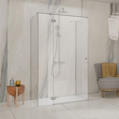 Radaway Torrenta KDJ drzwi prysznicowe 120 cm uchylne chrom połysk/szkło przezroczyste 133312-01-01L