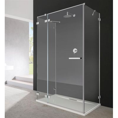 Radaway Euphoria KDJ+S ścianka prysznicowa 22,1 cm krótka lewa szkło przezroczyste 383221-01L
