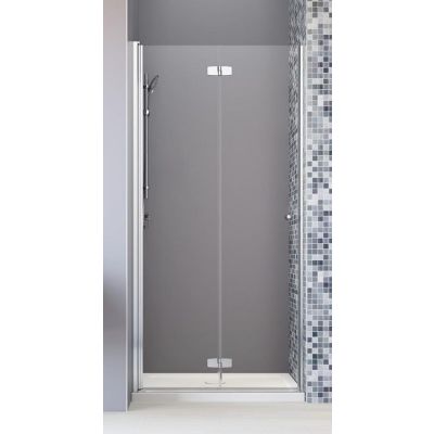 Radaway Fuenta New DWB drzwi prysznicowe 100 cm wnękowe lewe chrom/szkło przezroczyste 384077-01-01L