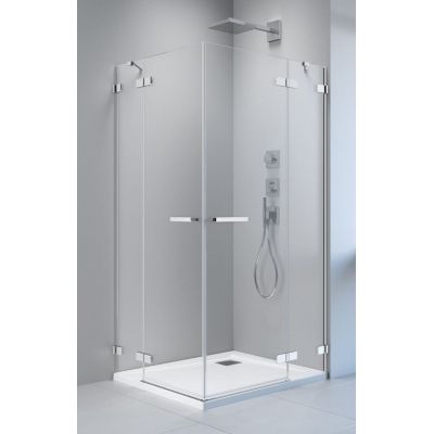 Radaway Arta drzwi prysznicowe 62 cm lewe chrom/szkło przezroczyste 386455-03-01L