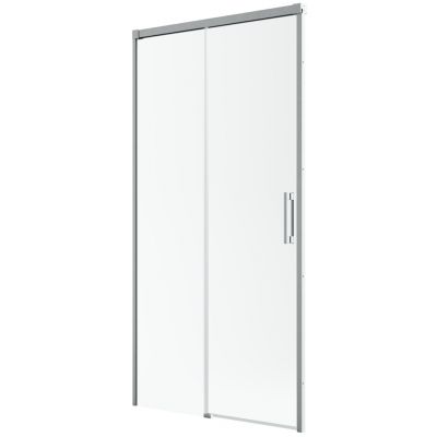 Radaway Idea Brushed Nickel DWJ drzwi prysznicowe 100 cm rozsuwane nikiel szczotkowany/szkło przezroczyste 387014-91-01L