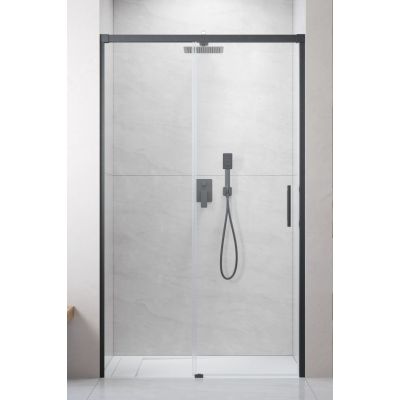 Radaway Idea Brushed GunMetal DWJ drzwi prysznicowe 120 cm lewe gunmetal szczotkowany/szkło przezroczyste 387016-92-01L