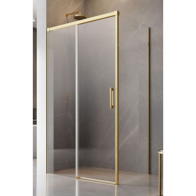 Radaway Idea Gold KDJ drzwi prysznicowe 100 cm lewe złoty połysk/szkło przezroczyste 387040-09-01L
