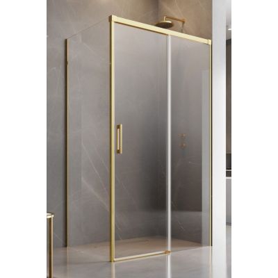 Radaway Idea Gold KDJ drzwi prysznicowe 110 cm prawe złoty połysk/szkło przezroczyste 387041-09-01R