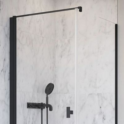 Radaway Nes KDJ ścianka prysznicowa 80 cm boczna szkło przezroczyste 10039080-01-01