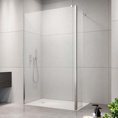 Radaway Eos Walk-In ścianka prysznicowa 100 cm lewa chrom/szkło przezroczyste 13799502-01L