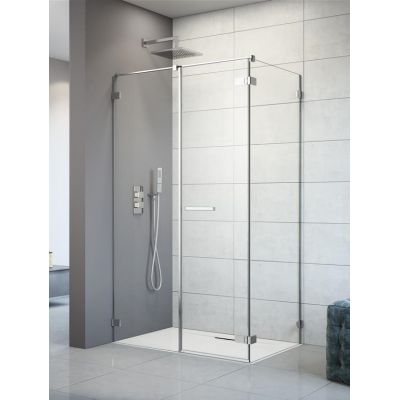 Radaway Arta KDS II drzwi prysznicowe 52,8 cm prawe do ścianki chrom/szkło przezroczyste 386521-03-01R