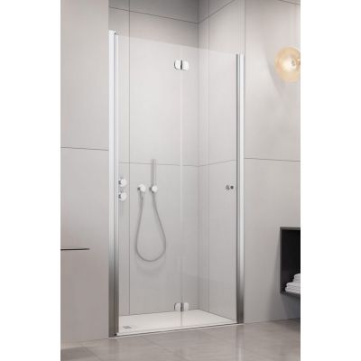 Radaway Eos DWB drzwi prysznicowe 80 cm wnękowe lewe chrom/szkło przezroczyste 137813-01-01L