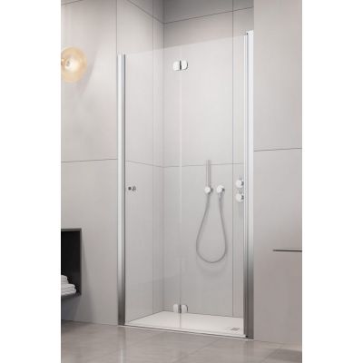Radaway Eos DWB drzwi prysznicowe 90 cm wnękowe prawe chrom/szkło przezroczyste 137803-01-01R