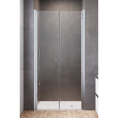 Radaway Eos DWD I drzwi prysznicowe 90 cm wnękowe chrom/szkło przezroczyste 137703-01-01