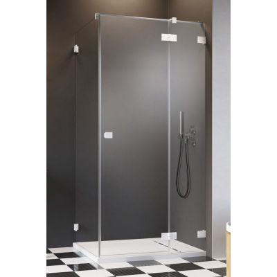 Radaway Essenza Pro White KDJ drzwi prysznicowe 80 cm prawe biały mat/szkło przezroczyste 10097080-04-01R