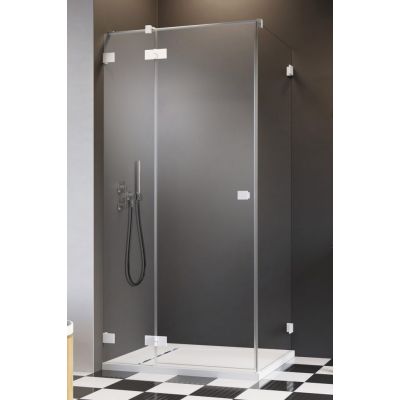 Radaway Essenza Pro White KDJ drzwi prysznicowe 90 cm lewe biały mat/szkło przezroczyste 10097090-04-01L