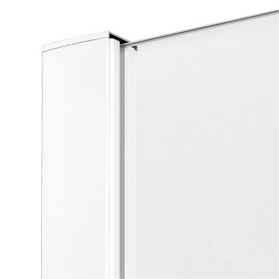New Trendy New Modus White ścianka prysznicowa Walk-In 80 cm boczna biały mat/szkło przezroczyste EXK-2229