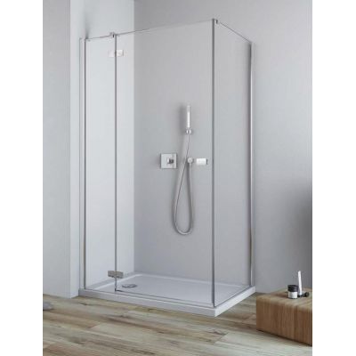 Radaway Essenza New KDJ ścianka prysznicowa 110 cm boczna chrom/szkło przezroczyste 384053-01-01ZWIESZAKIEMWRG01