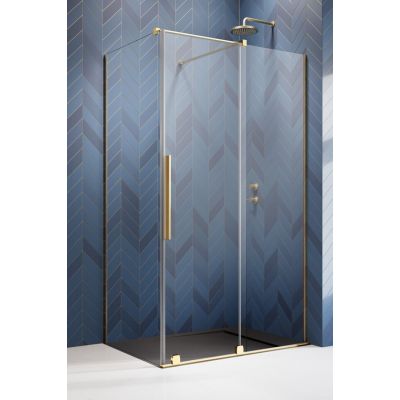 Radaway Furo Gold KDJ drzwi prysznicowe 52,2 cm prawe złoty połysk/szkło przezroczyste 10104522-09-01R