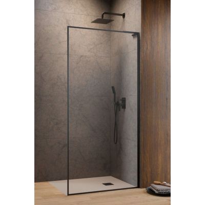 Radaway Modo F SL Brushed Gunmetal II ścianka prysznicowa 100 cm gunmetal szczotkowany/szkło przezroczyste 10419104-92-01R